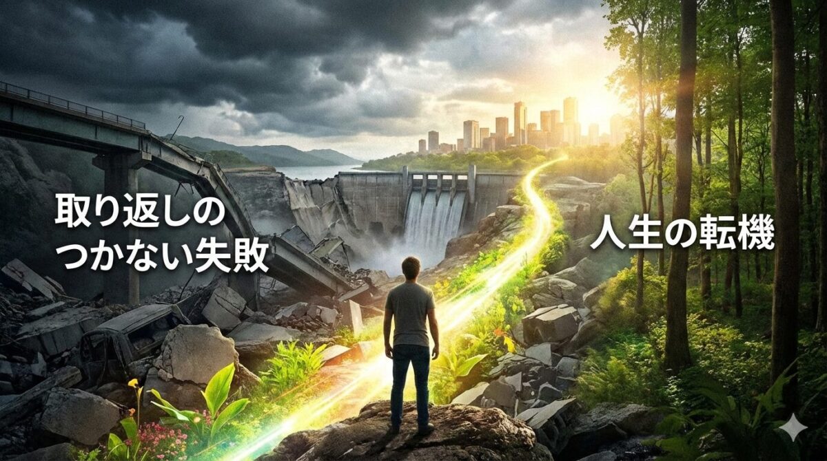 取り返しのつかない失敗が、人生の転機になったのイメージ画像