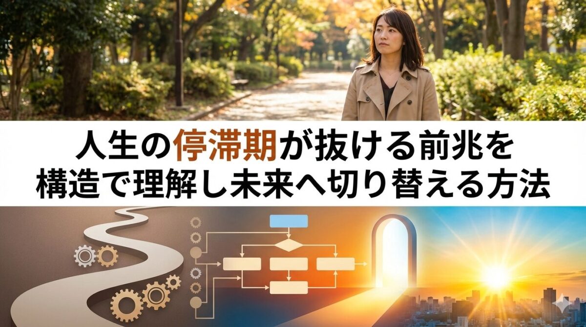 人生の停滞期が抜ける前兆を構造で理解し未来へ切り替える方法のイメージ画像