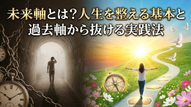 未来軸とは？人生を整える基本と過去軸から抜ける実践法のイメージ画像