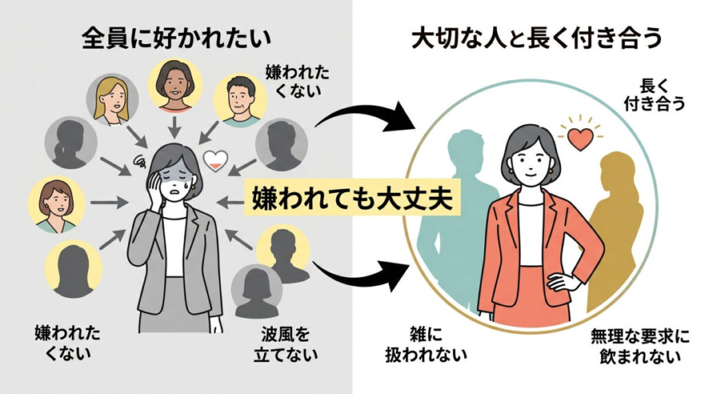 ブレーキ解除のポイント：嫌われても大丈夫のイメージ画像