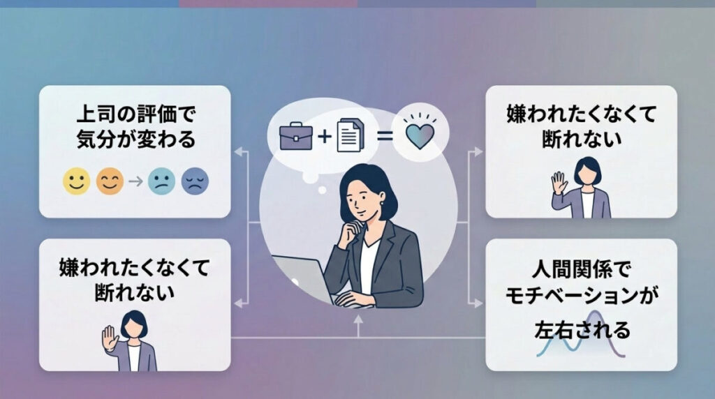 仕事への影響のイメージ画像