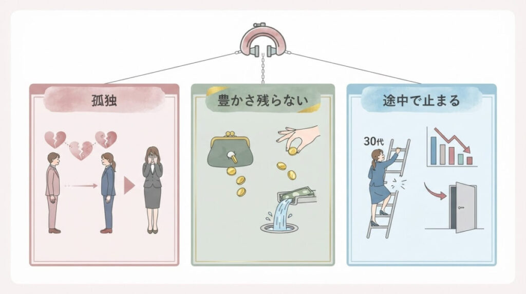 人間関係・お金・仕事への影響のイメージ画像